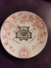 Assiette lunéville foi - assiette,