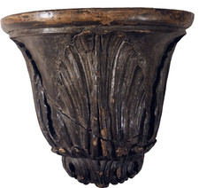 CONSOLE D'APPLIQUE EN BOIS