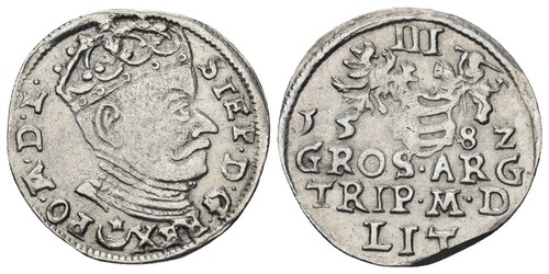 Pologne 3 groschen - -,