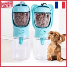 Gourde Chien 2-en-1 Eau +