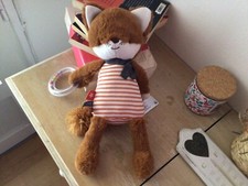 Doudou Renard avec anneau TAPE