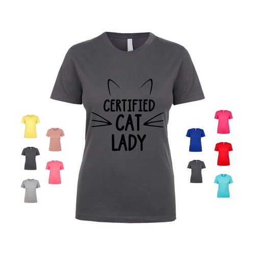 Certified cat lady meow - lady,