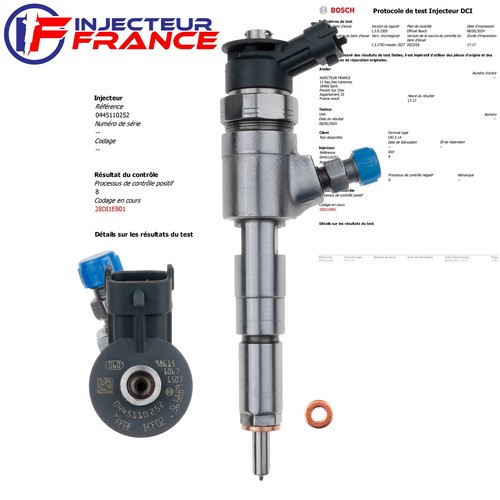 0445110252 bosch injecteur - bosch,
