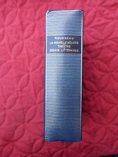 PLEIADE ROUSSEAU Nouvelle