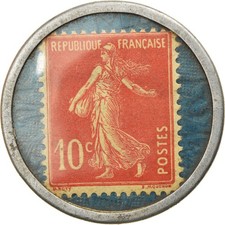Monnaie, France, Spidoléine - Huile pour autos, 10 Centimes, Timbre-Monnaie