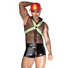 Costume pompier sexy 3 pièces