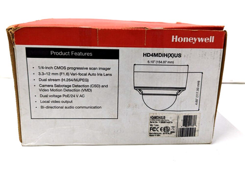 Honeywell vidéo hd4mdih - vidéo,