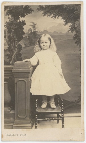 Cdv circa 1865 petite fille - cdv, 1865.