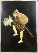 Japon XIXe Petit Panneau en