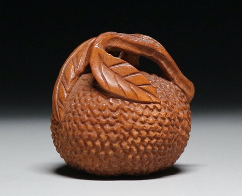Ancien netsuke japonais orange - japonais,