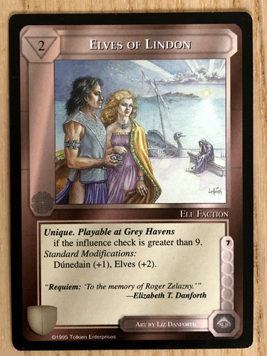 Meccg elves lindon - -, of