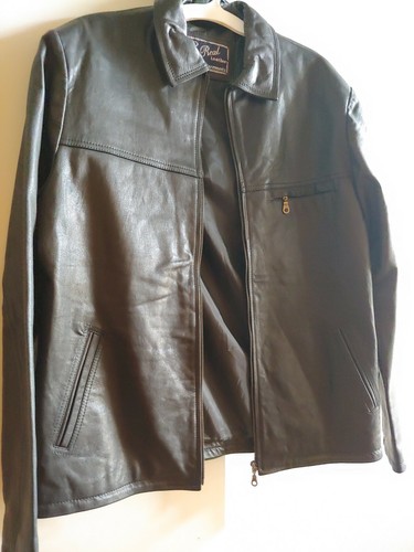 Mens genuine leather - genuine, jacket