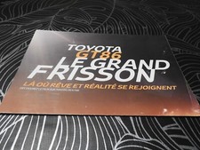 catalogue depliant toyota GT86