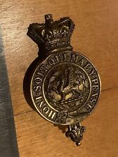 Original Monmouthshire Regiment (Sud Galles Bordures) Post 1881 Glengarry Logo
