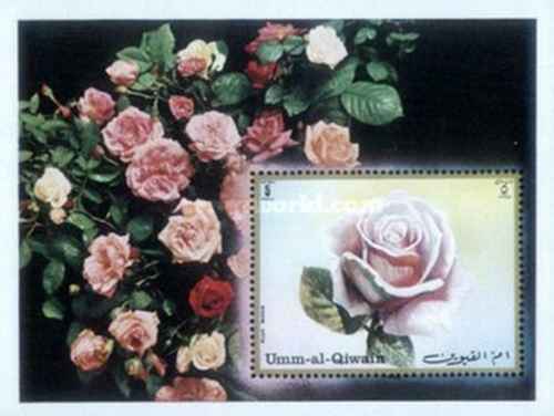 Timbre flore roses - roses, umm