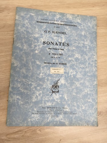 Ancien livre partitions