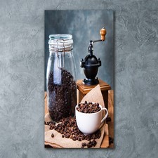 Tulup Image Sur Verre Acrylique Tableaux 60x120 - Moulin à café
