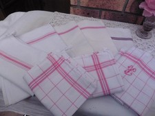 LOT 8 TORCHONS ANCIENS LIN X