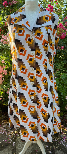 Robe vintage époque 1970 - robe,