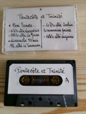 St Nicolas du Chardonnet, messses Pentecôte et Trinité, cassette audio d'origine