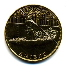 80 AMIENS Le maraîcher en barque, Arthus-Bertrand