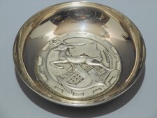 -COUPELLE Métal Argenté FOND TAPE de BOUCHE ANCRE de MARINE GAZELLE & 515  D