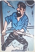 Tintin Plaque Métal