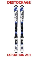 ski adulte occasion SALOMON "FOCUS" taille : 130 cm = 1 mètre 30 + fixations