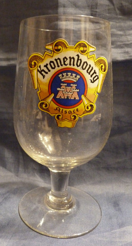 Verre bière kronenbourg - verre,