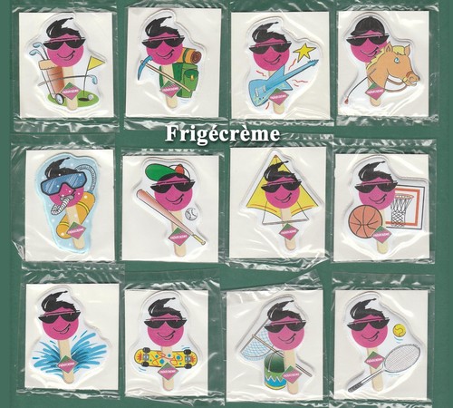 Frigécrème autocollants - frigécrème,, 12
