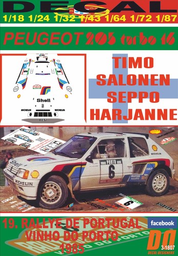 Decal peugeot 205 - peugeot,