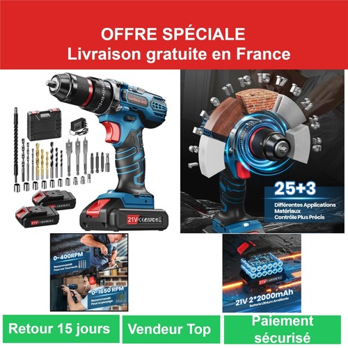 Perceuse percussion sans - percussion,