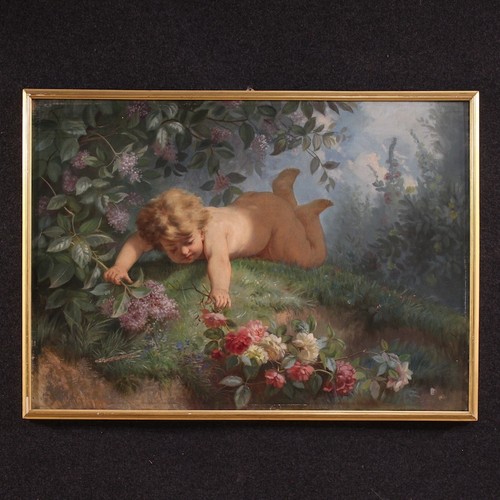 Ancien tableau printemps - ancien,