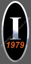 sticker adesivo I 1979 cromo valorizzazione anno di produzione FIAT LANCIA ALFA
