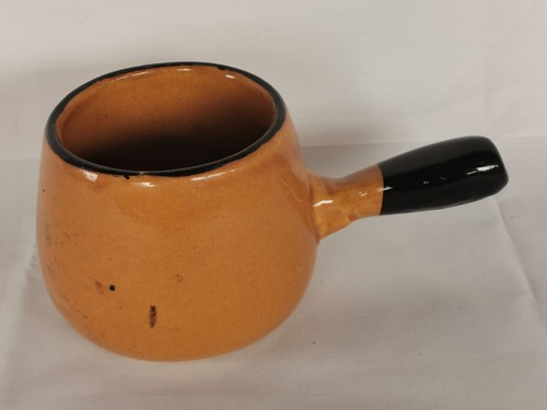 Ancien caquelon jaune - ancien,