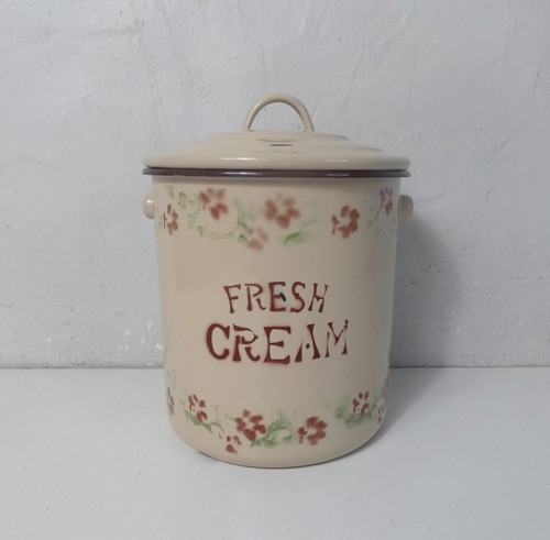 Ancien seau crème fraiche - ancien,