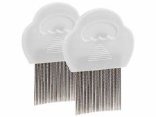 2 peignes à lentes, poux et