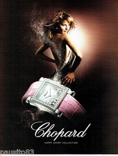 PUBLICITE ADVERTISING 066  2006  Chopard  montre  Happy sport collection