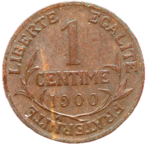 18397 centime 1900 dupuis - -, 1