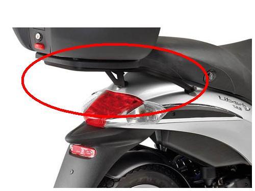 Porte bagages givi liberty - porte-bagages,