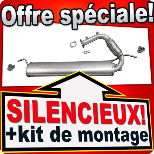 Silencieux arriere pour smart - arriere,