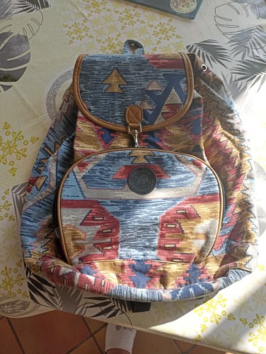 Sac dos tissu motif - sac,