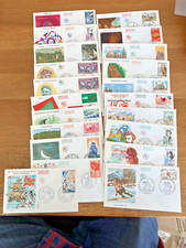 Lot timbres enveloppes - de, 84