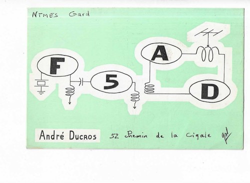 Carte qsl radio amateur - carte,