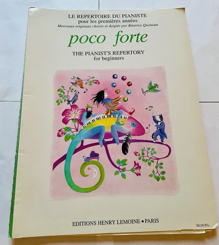 Poco forte répertoire du - forte, le