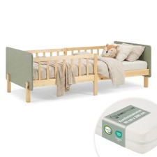 Lit Enfant 90x200 Vert Bois