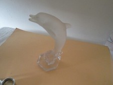 MINIATURE DECORATION DAUPHIN CRISTAL SIGNE GOEBEL CRYSTAL DOLFIN GOEBEL