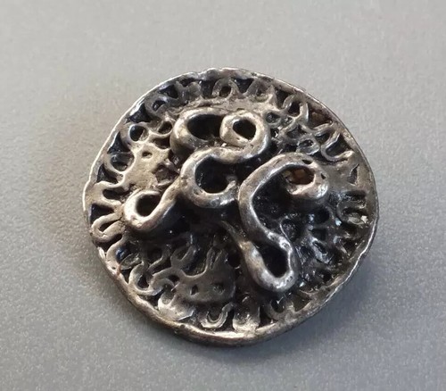 Ancien bouton alliage - bouton, d