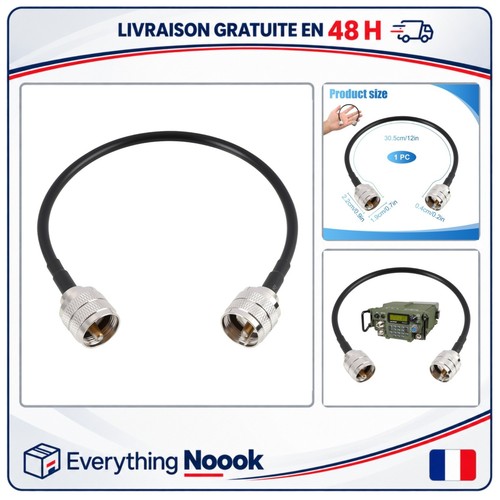 Câble coaxial uhf - câble, pl-259