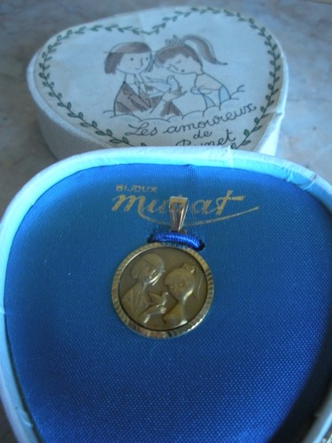 Superbe medaille 18k - superbe, or